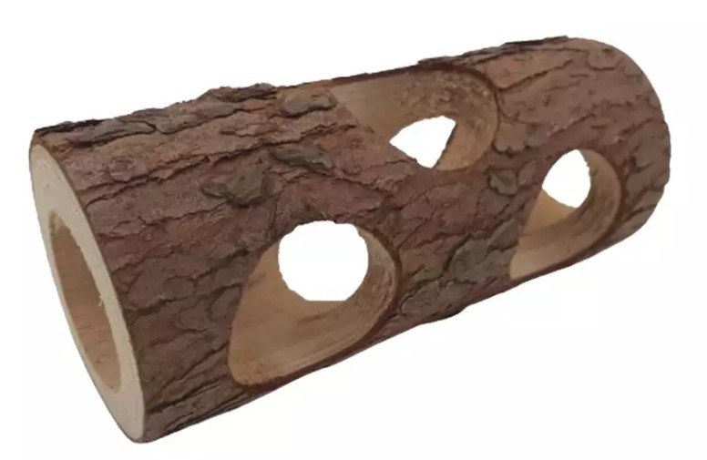 Puinen putki, jossa on kulkuaukkoja