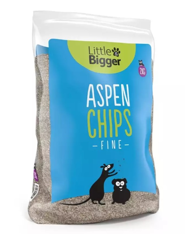 Little&Bigger Aspen Chips Fine -haapakuivike